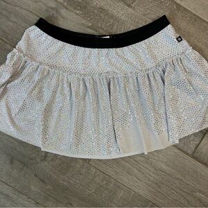 Glamorous Silver and Black Mini Skirt